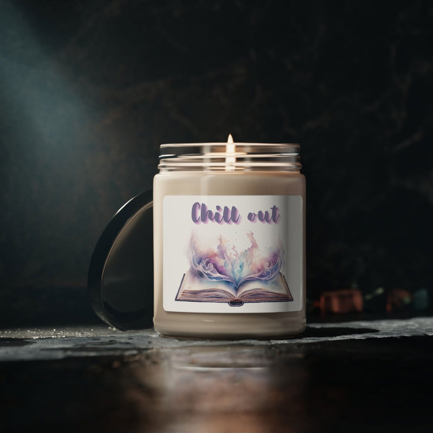 Chill Out, Scented Soy Candle, 9oz - Beaches and Trails Publishing