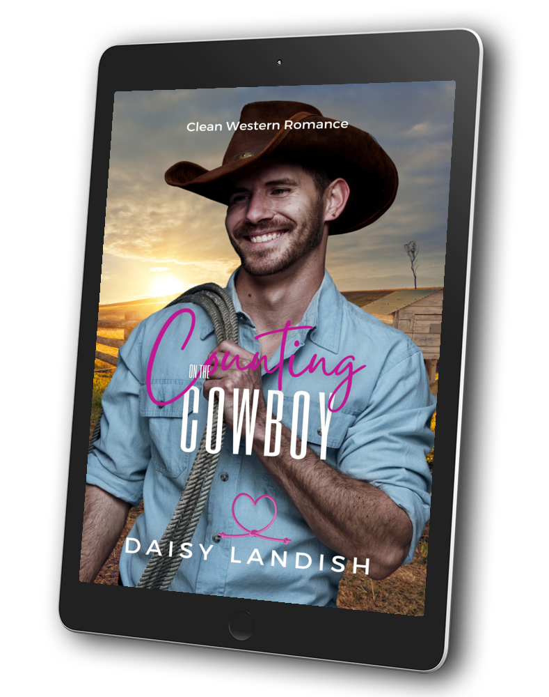 Counting on the Cowboy: Clean Western Romance (Grumpy Cowboys #1) - ebook - Beaches and Trails Publishing