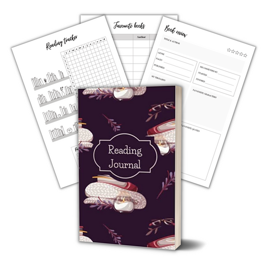 Reading Journal - Sugar Plum - Paperback - Beaches and Trails Publishing