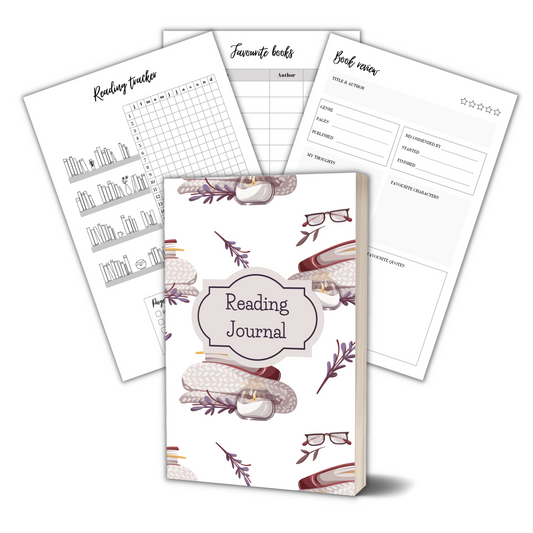 Reading Journal - Whipped Cream - Paperback - Beaches and Trails Publishing