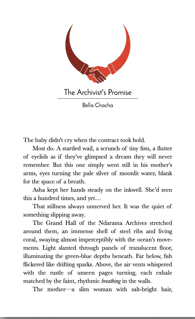 Unseen Agreements: A Speculative Fiction Anthology - Hardback