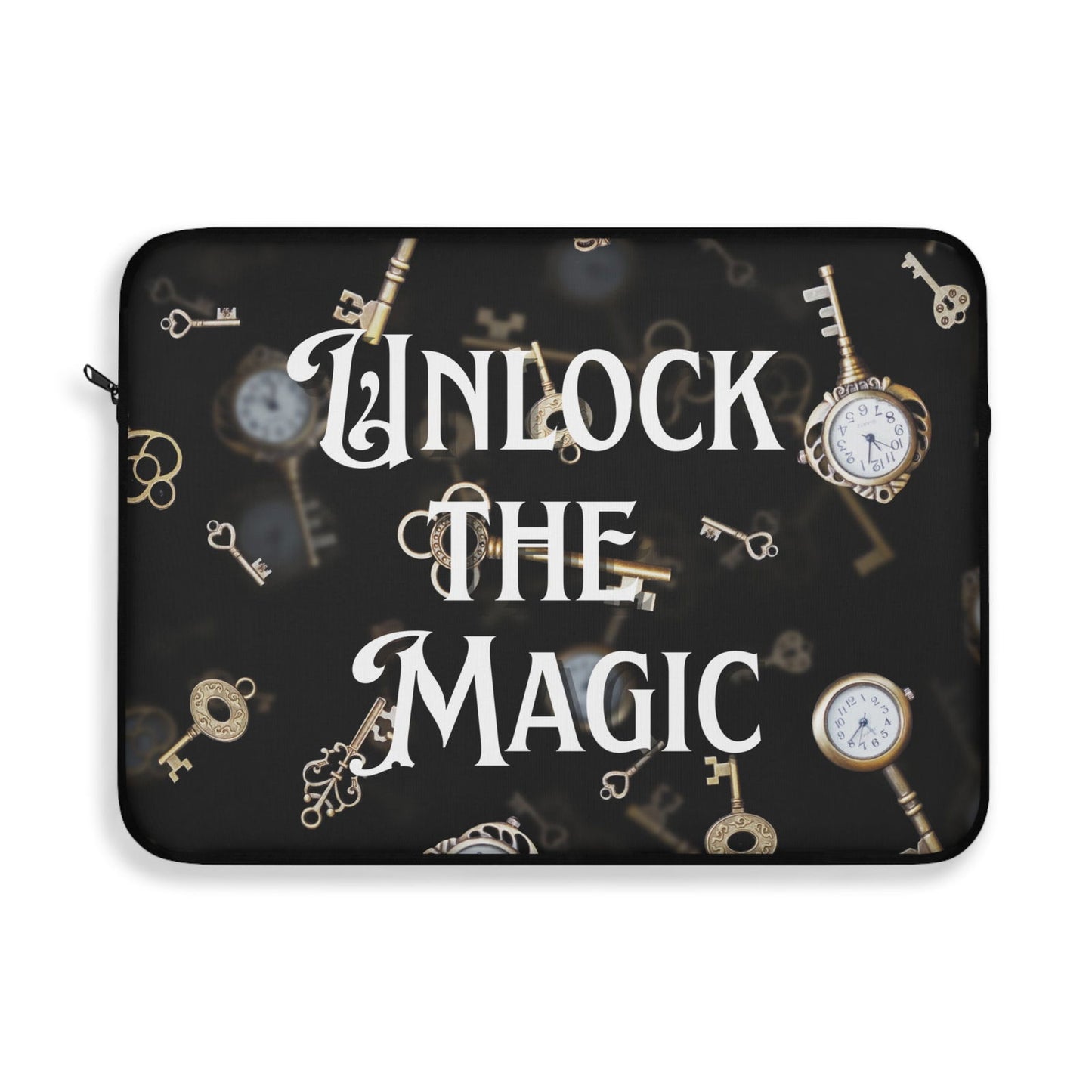 Unlock the Magic - Laptop Sleeve - Beaches and Trails Publishing