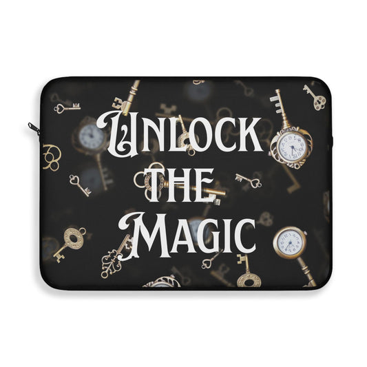 Unlock the Magic - Laptop Sleeve - Beaches and Trails Publishing