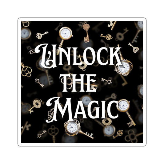 Unlock the Magic - Square Stickers - Beaches and Trails Publishing
