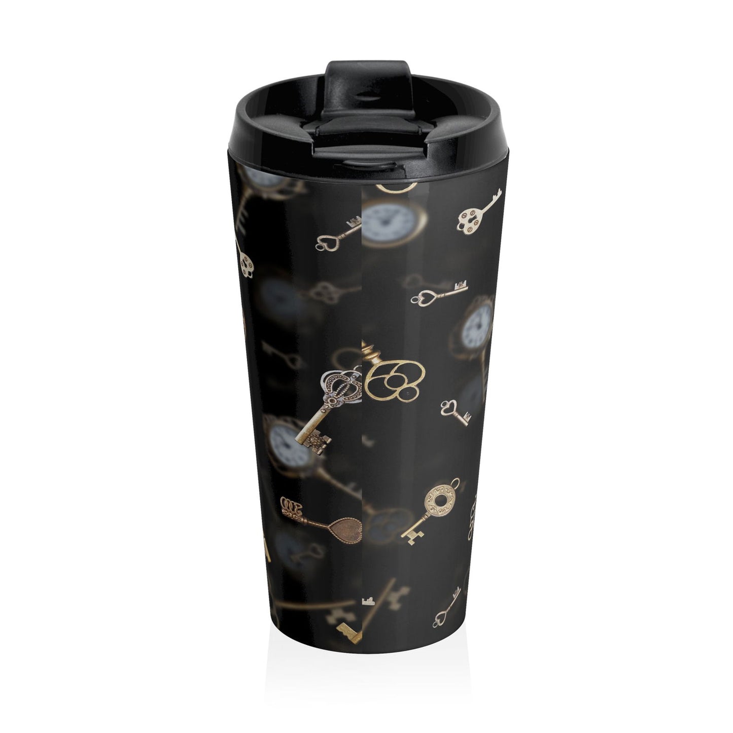 Unlock the Magic - Stainless Steel Travel Mug - Beaches and Trails Publishing