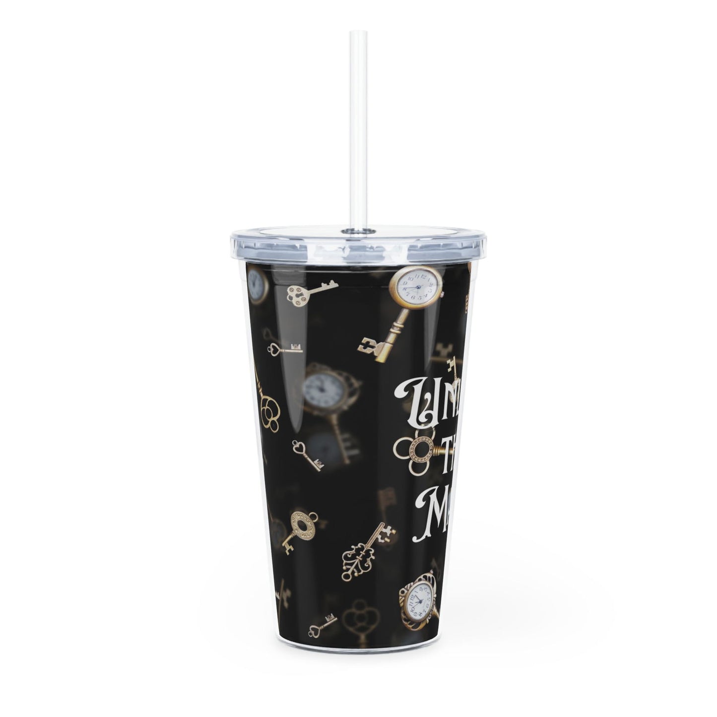 Unlock the Magic Plastic Tumbler with Straw - Beaches and Trails Publishing
