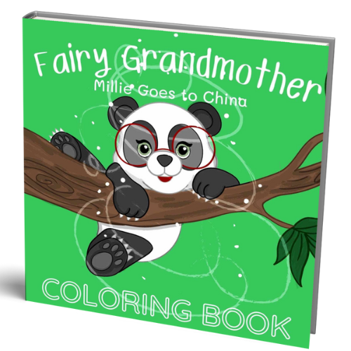 Coloring Book - Fairy Grandmother - Millie Goes to China - Paperback