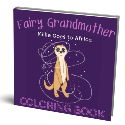 Coloring Book - Fairy Grandmother - Millie Goes to Africa - Paperback