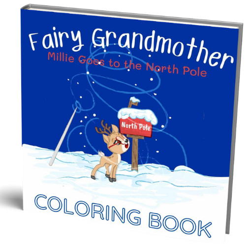Coloring Book - Fairy Grandmother - Millie Goes to the North Pole - Paperback