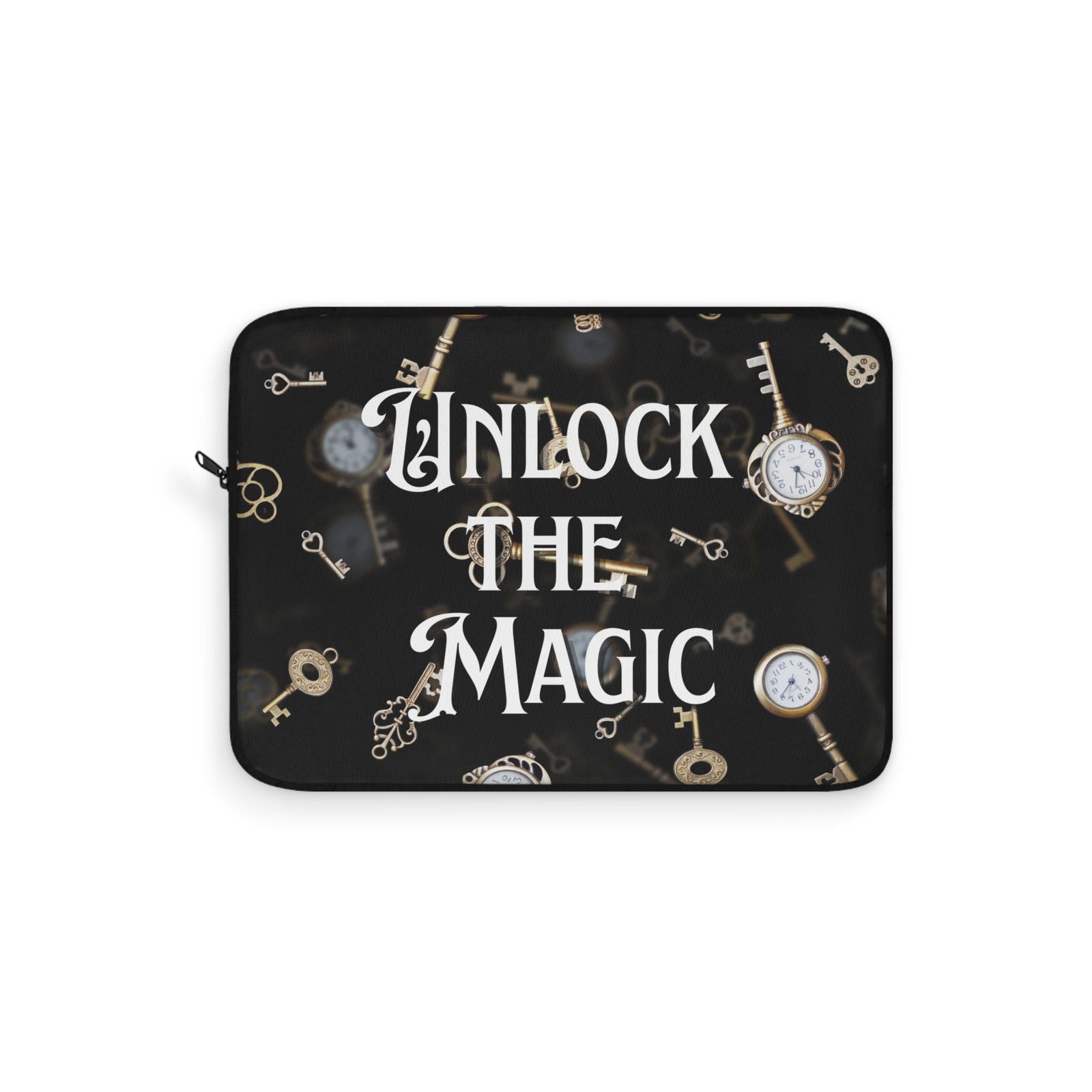 Unlock the Magic - Laptop Sleeve - Beaches and Trails Publishing