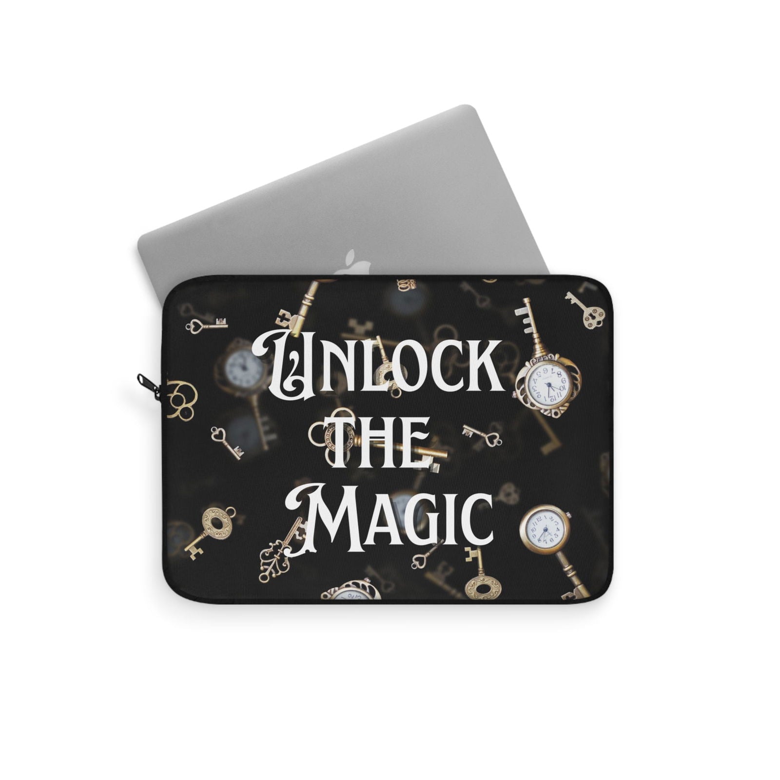 Unlock the Magic - Laptop Sleeve - Beaches and Trails Publishing