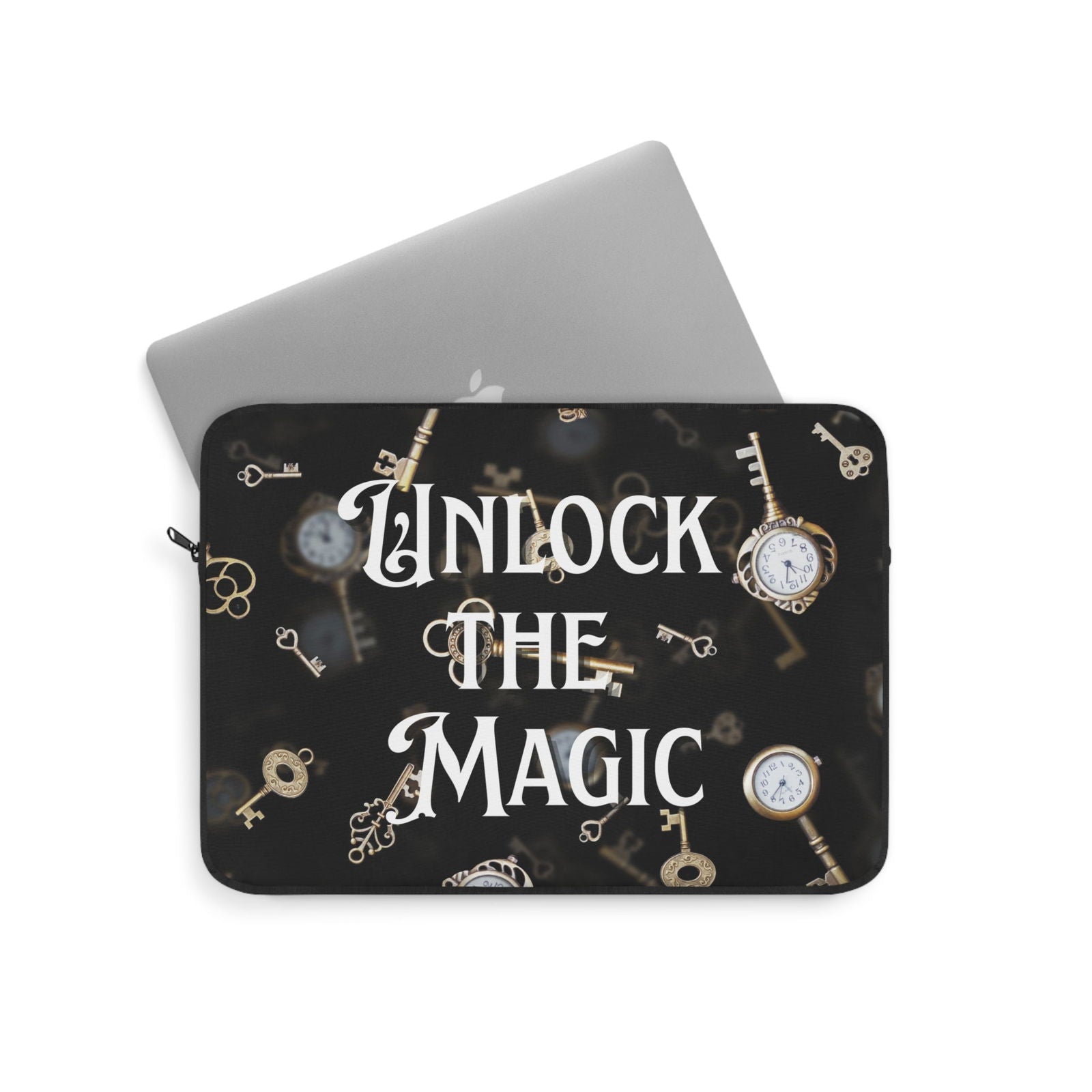 Unlock the Magic - Laptop Sleeve - Beaches and Trails Publishing