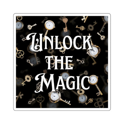 Unlock the Magic - Square Stickers - Beaches and Trails Publishing