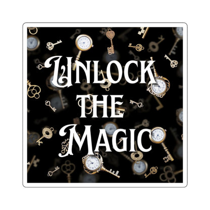 Unlock the Magic - Square Stickers - Beaches and Trails Publishing