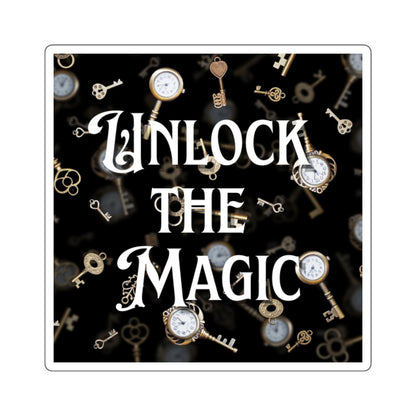 Unlock the Magic - Square Stickers - Beaches and Trails Publishing