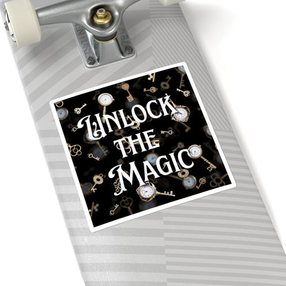 Unlock the Magic - Square Stickers - Beaches and Trails Publishing