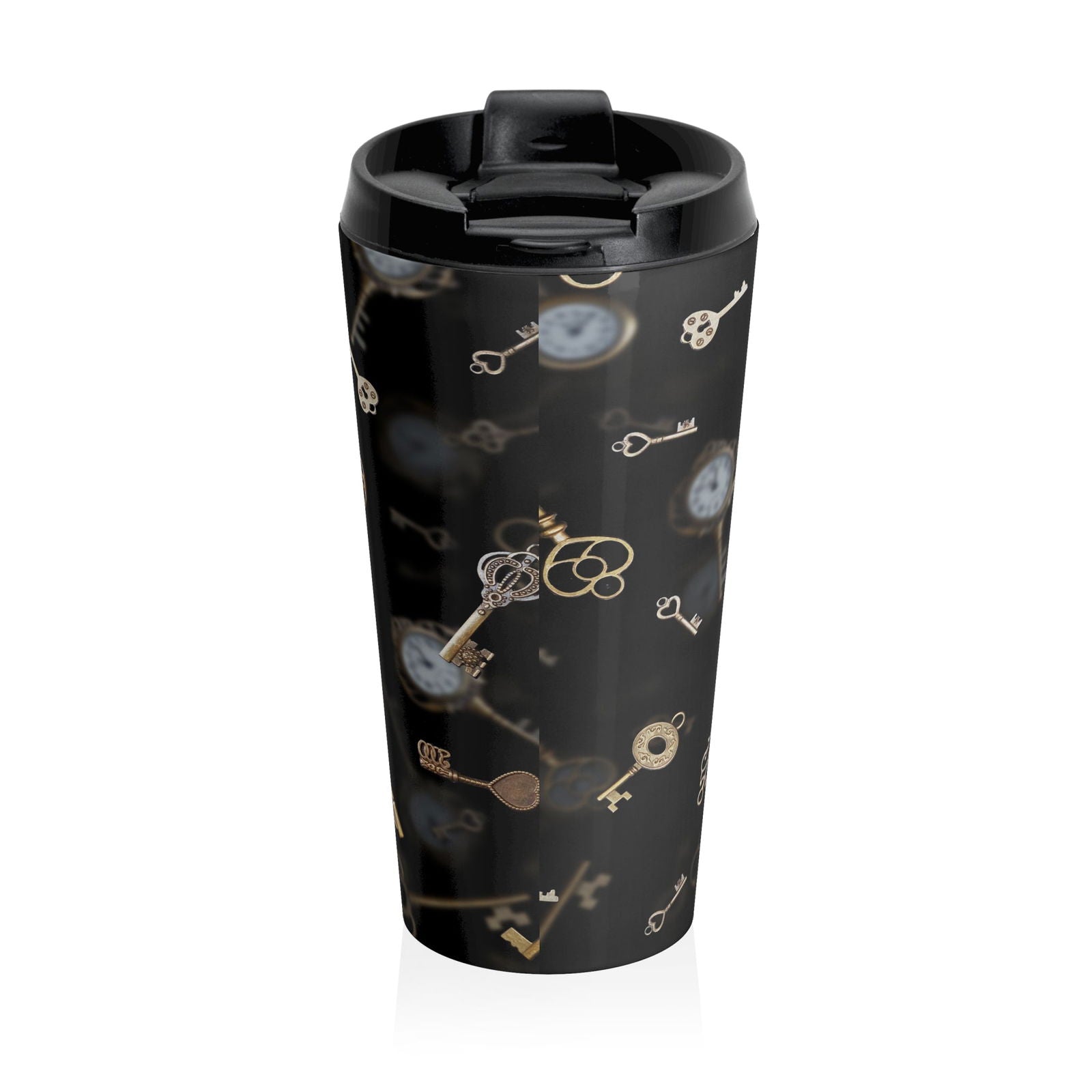 Unlock the Magic - Stainless Steel Travel Mug - Beaches and Trails Publishing