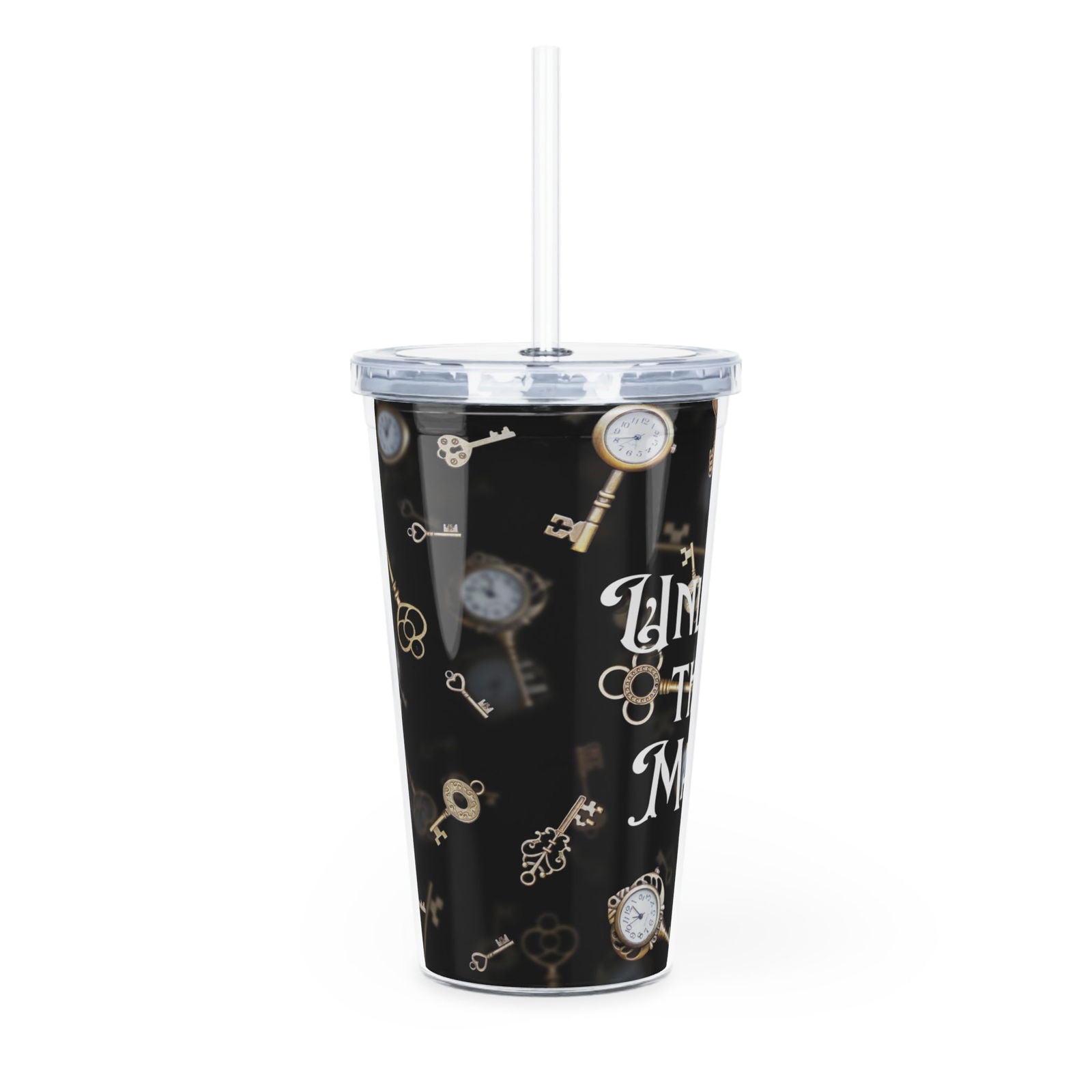 Unlock the Magic Plastic Tumbler with Straw - Beaches and Trails Publishing