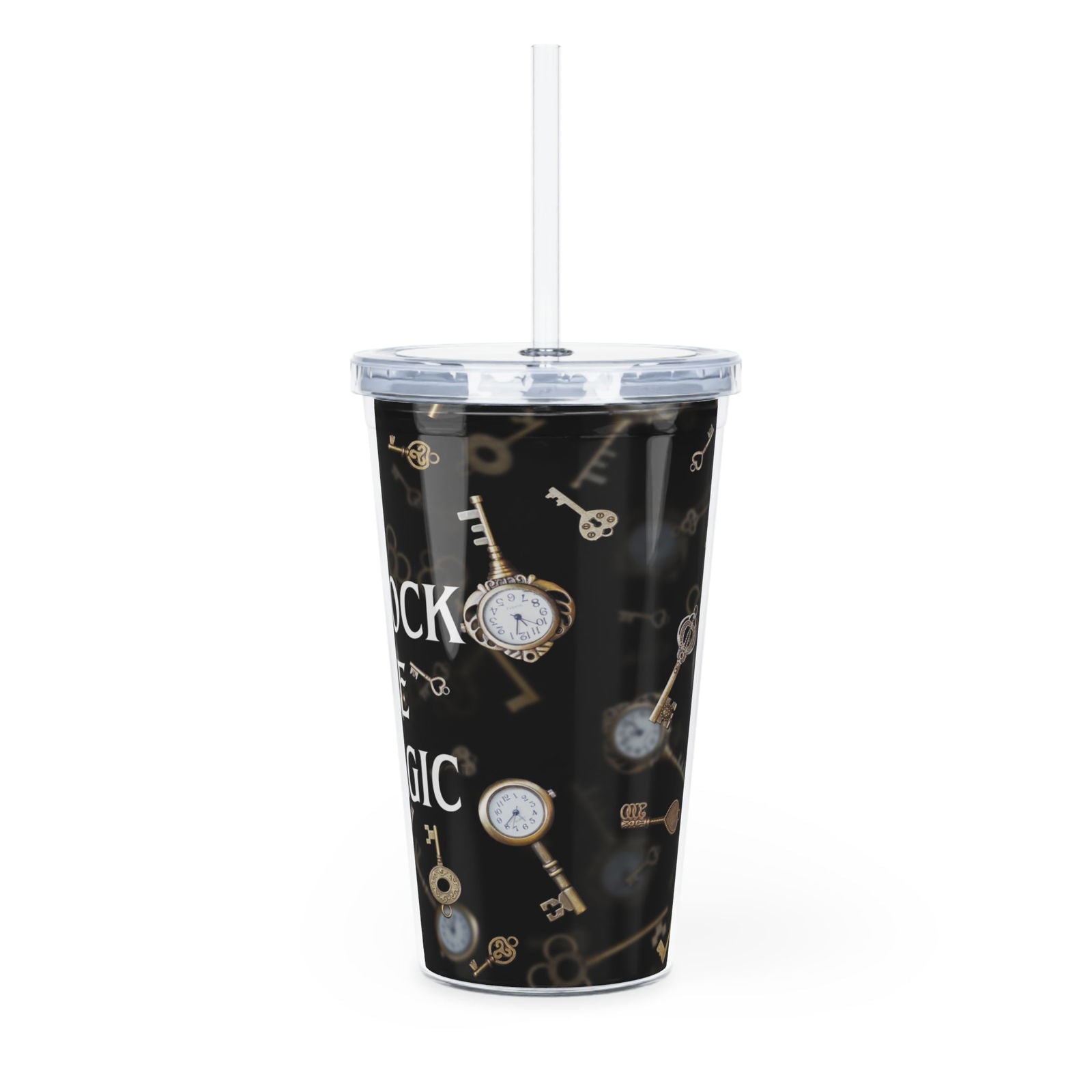 Unlock the Magic Plastic Tumbler with Straw - Beaches and Trails Publishing