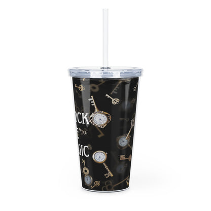 Unlock the Magic Plastic Tumbler with Straw - Beaches and Trails Publishing