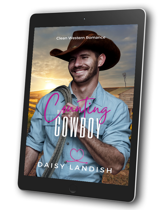 Counting on the Cowboy: Clean Western Romance (Grumpy Cowboys #1) -ebook